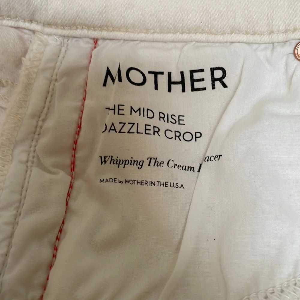 MOTHER MID RISE DAZZLER CROP - Picture 6 of 6